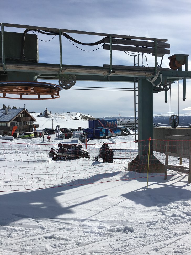 Nydelig vær i dag
Himmelen er blå, landslaget er.
