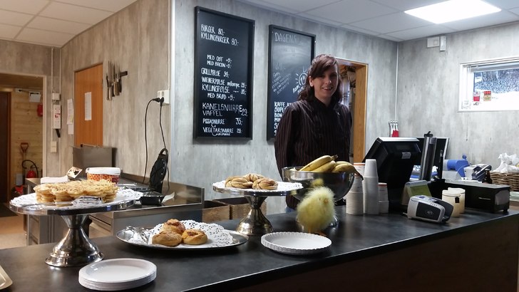 Nystekt vaffler
Vi kan friste med nystekte vaffler.