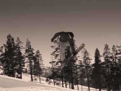 V-stilen. Foto: Martin Kristensson?. Åkare: Butch.