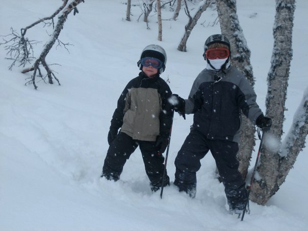 Jag och min bror från tidiga dagar.