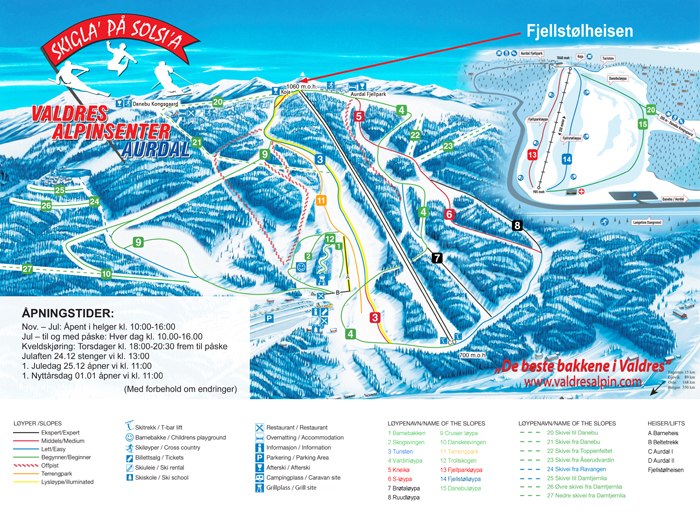 Se vårt nye løypekart
Alpinsenteret er nå åpen.