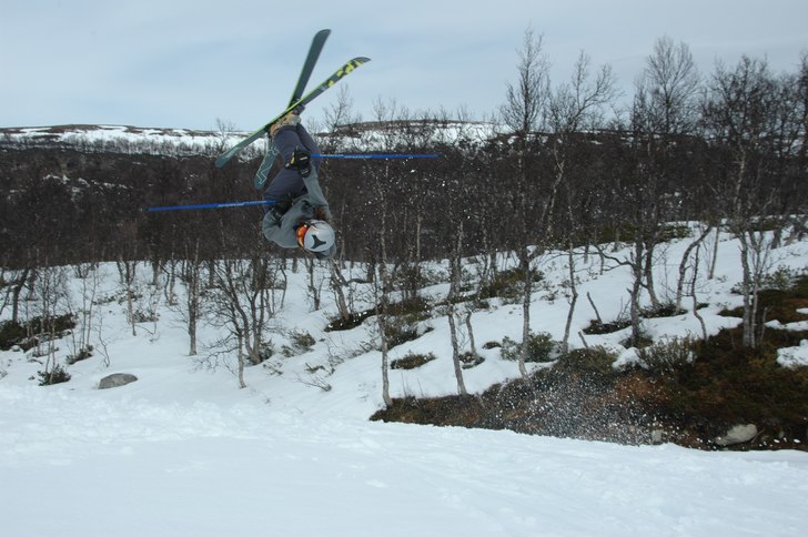 jag gör en misty 540. Foto: Hans Lindström. Åkare: Joel Dehnisch.