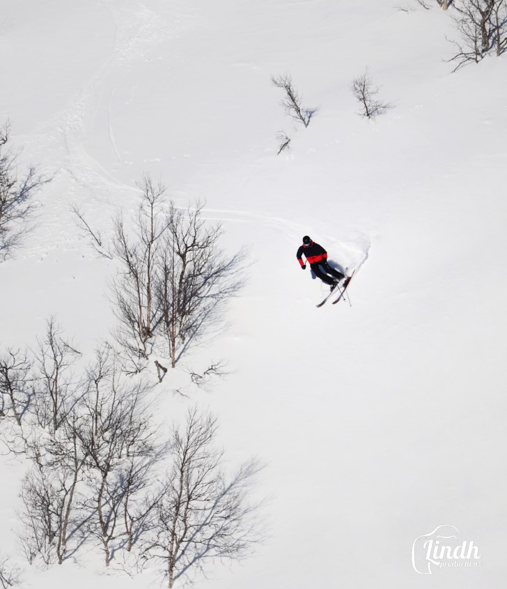 Offpist i Björnrike.