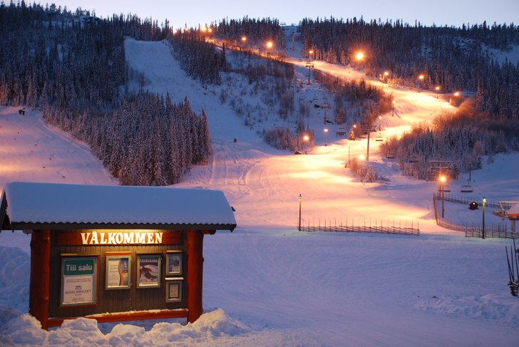 Klövsjö by night!. Foto: Tor Erik Westvik.