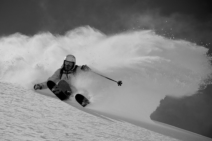 Perfekt puder i Engelberg.. Foto: Martin Pålsson. Åkare: Johan Persson.