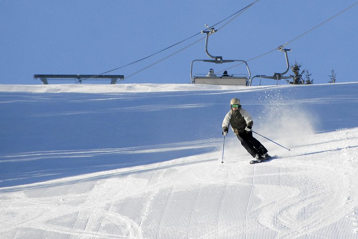 En fotograf lyckades fånga mig på bild... hehe l. Foto: Någon Skistar fotograf. Åkare: Daniel Erlingfors.