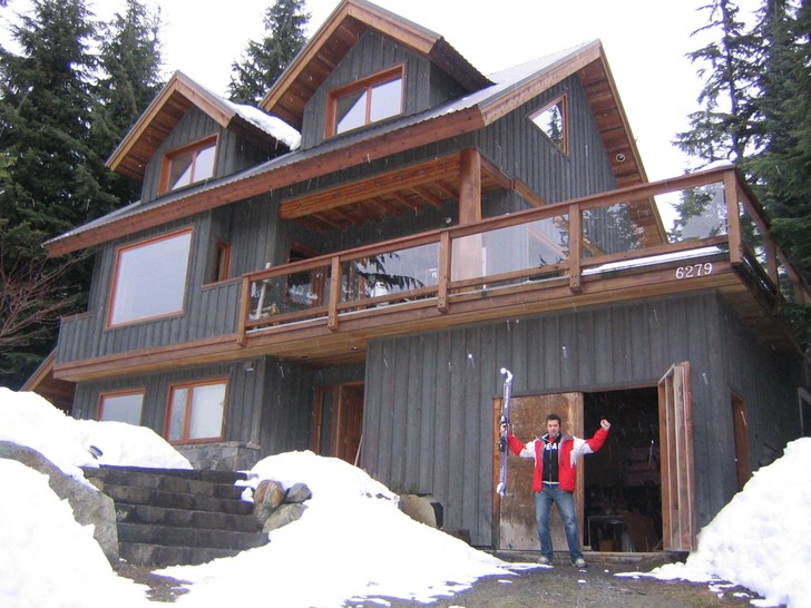 at whistler.. Foto: jocke. Åkare: pappa.