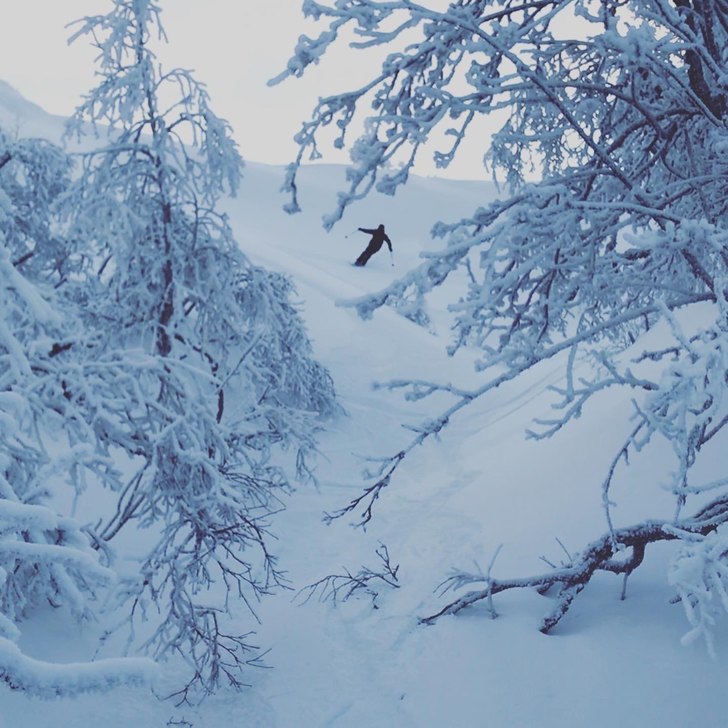 Nånstans i något ravinliknande ställe i Hundfj�.