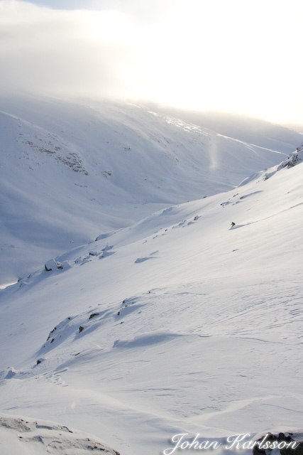 Fortsatt härlig åkning under Hemavan Student Ski. Foto: Johan Karlsson.