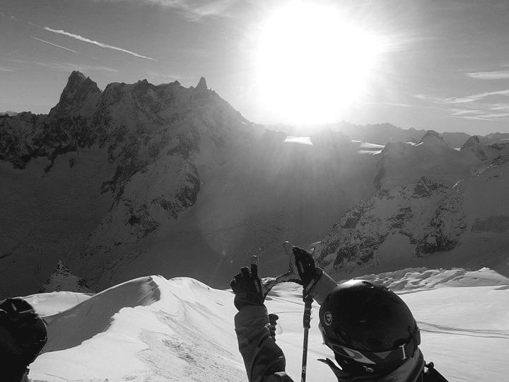 Strålande fin dag på midin. Foto: Jacob andersson. Åkare: Simon Blide.