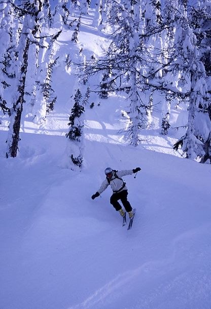 Snö, mycket snö.... Foto: Jesper Andersson. Åkare: Thomas Hellström.