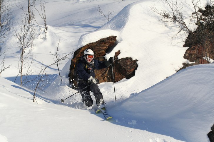 Erik leker.. Foto: Odd Roar Salamonsen. Åkare: Erik Monrad Hansen.