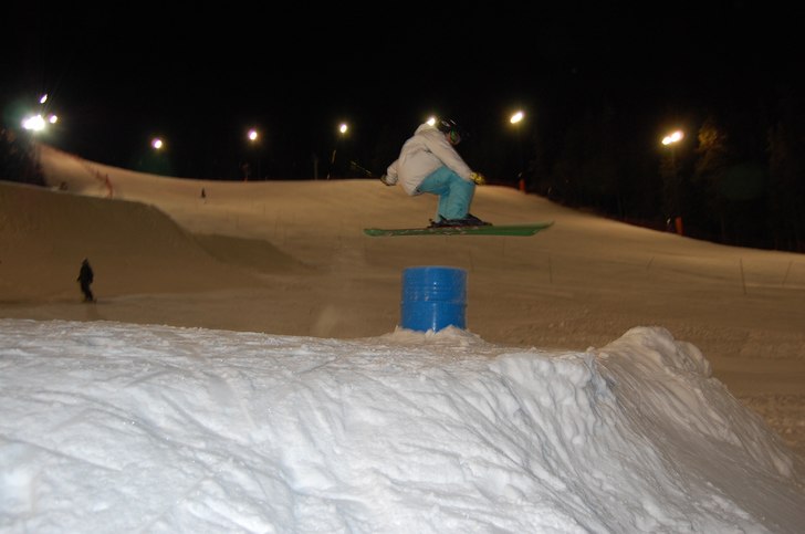 dom har satt upp en ny bonk tunna i gb som andre k. Foto: mattias sunding. Åkare: andre ifrén.