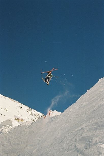 Red Bull Big Air 2001. Foto: Peter Boman. Åkare: Josh Loubek.