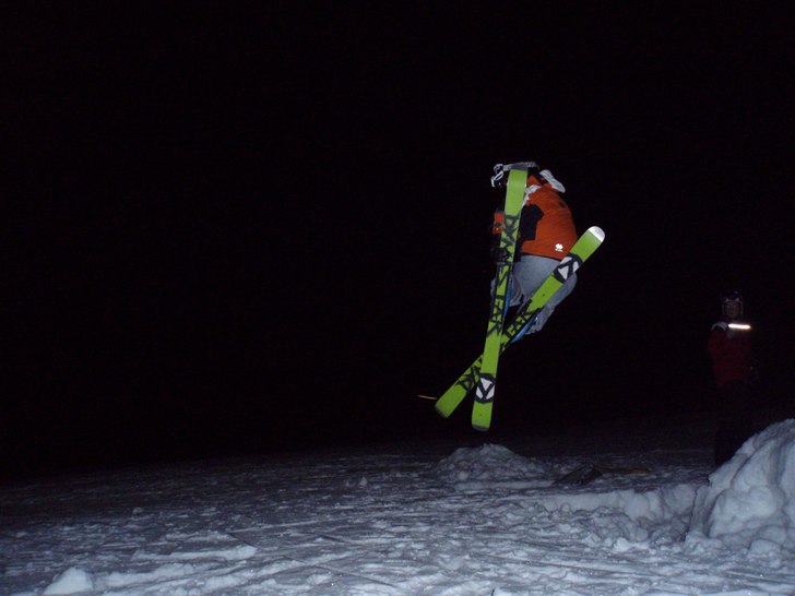 En skön kväll utan belysning.. Foto: Oskar. Åkare: Pontus.