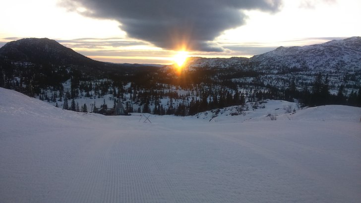 Velkommen til ny dag i Fjellparken
Noe mildere ida.