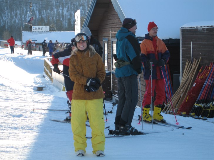 Spana in hetingen till höger om cissi... ooo damn. Foto: Andrea Carlsson. Åkare: Cissi och Stig-Helmer-look-a-like.