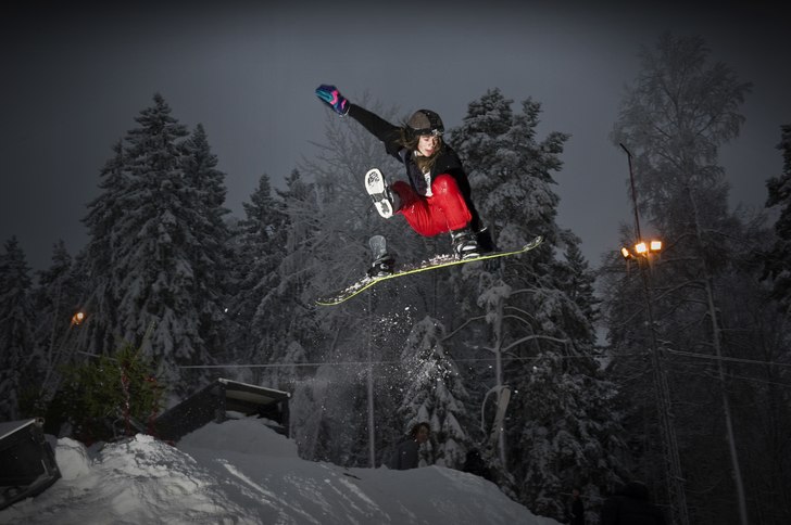 Väsjö Railjam 2010. Foto: Pax Engström Nyström. Åkare: Okänd.