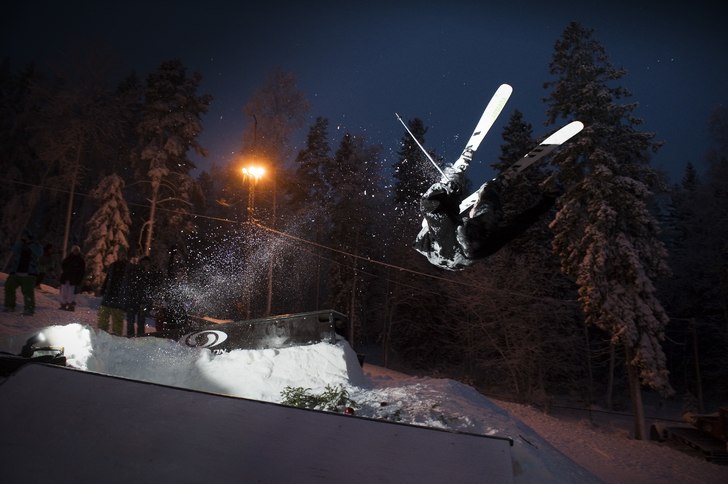 Väsjö Railjam 2010. Foto: Pax Engström Nyström. Åkare: Okänd.