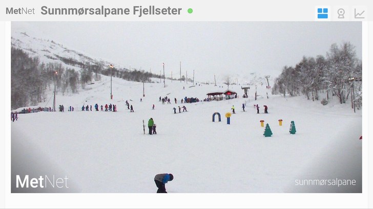 Fredag 24.22017
- 3 grader, lite vind og MYE nysn�.