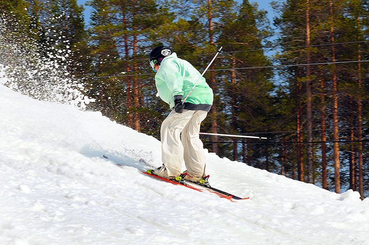 Rätt schysst landning bara, vet ej varför ja lä. Foto: ?? ska ta reda på vem. Åkare: Jesper Nyström.