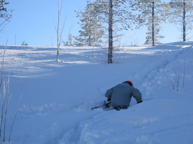 puder. Foto: pappa. Åkare: jag.