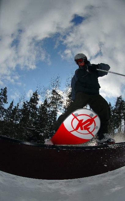 Jag när ja railar liten ;D vi. Foto: Henrik johansson. Åkare: Martin Karl Ringh.