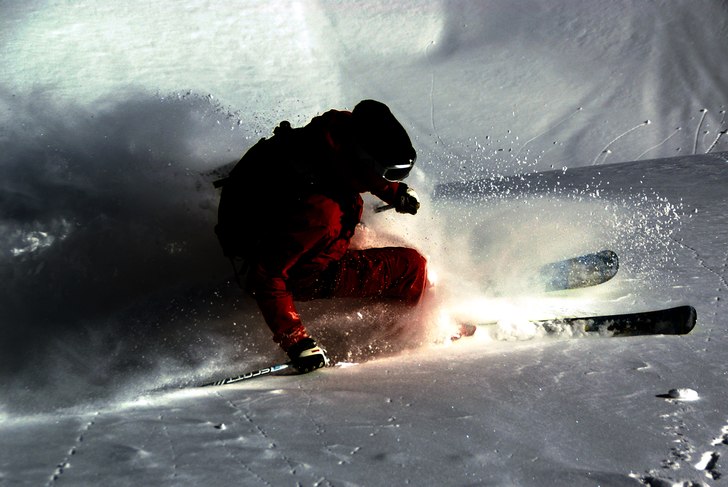 Fin dag trots att det inte hade snöat på ett bra. Foto: Tomas Pernek. Åkare: Henrik Eneborg.