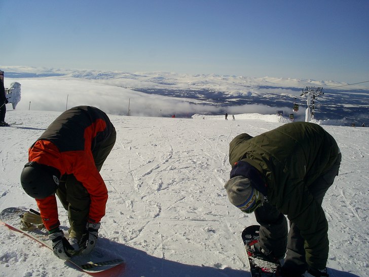 En härlig dag i Åre.... Foto: Frida Öjstrand.