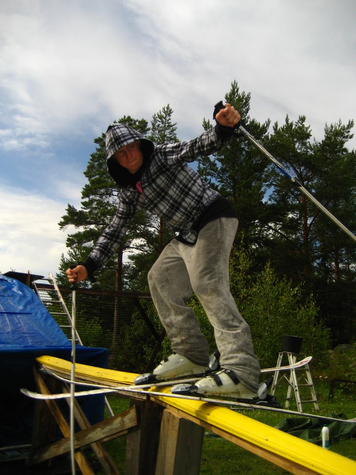 lite sommar rails. Foto: fredrik malmsten. Åkare: Linus wernerson.