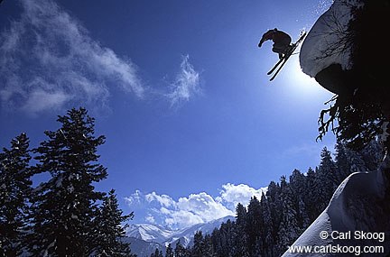 Samma dag som vi såg snöleoparden tror jag. Här. Foto: Carl Skoog. Åkare: Eric Spongberg.