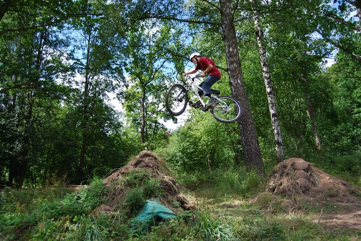 roligt cykel. Foto: vet inte. Åkare: simon.