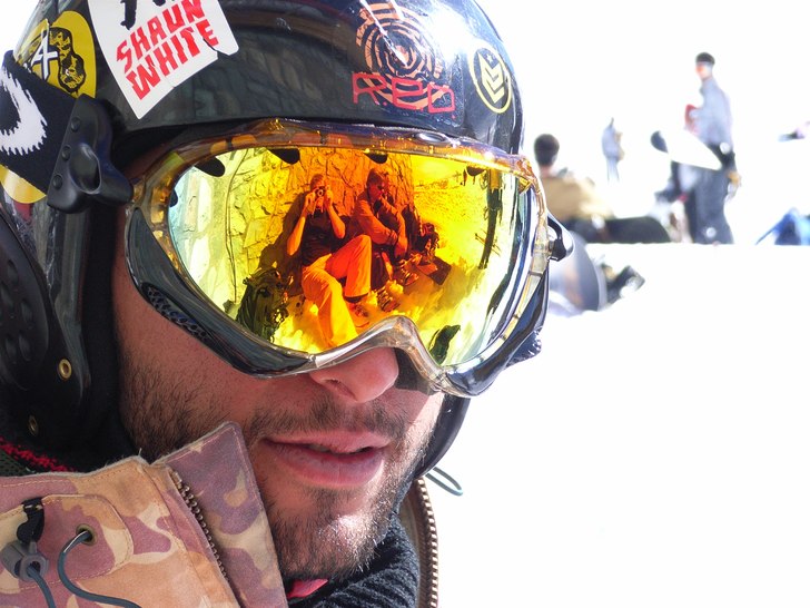 Iran;s enda sponsrade Snowboard åkare, har aldrig. Foto: Staffan Björklund.