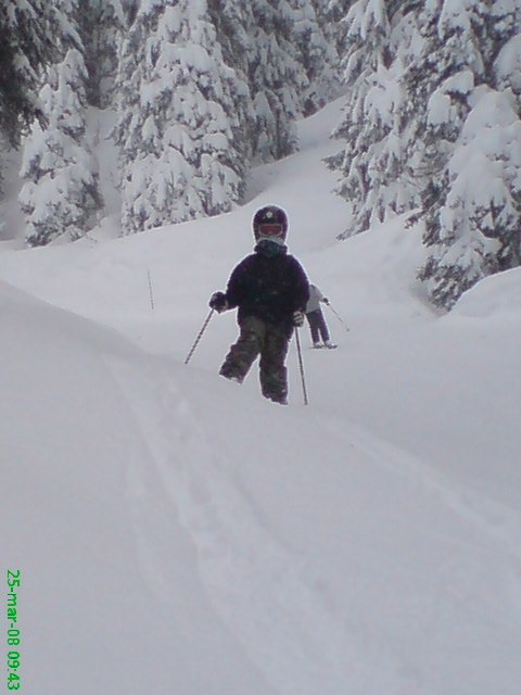 Snöat hela dagen i The Stash. Fullt ös. :D. Foto: Ola Johansson. Åkare: Jacob Johansson.