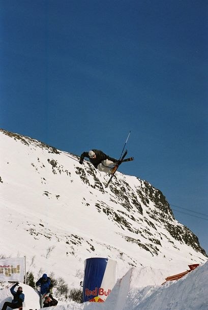 Red Bull Big Air 2001 . Foto: Peter Boman. Åkare: Jan Aikio.