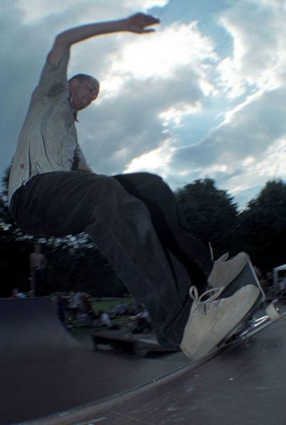 Skatetävling i Vänersborg.. Foto: Jonas Nordquist. Åkare: JIM.