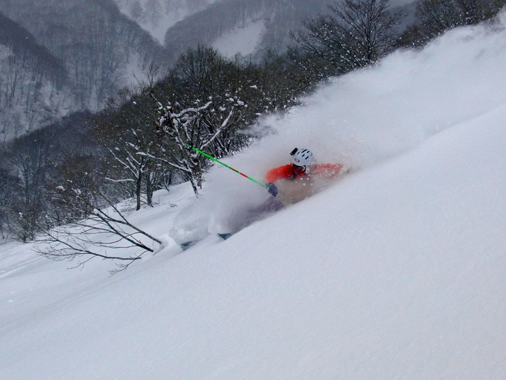 Deep in Cortina!!. Foto: Henrik Liljeqvist. Åkare: Robert Hortlund.