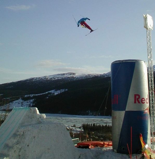 Highest Air, RedBullBigAir2002. Foto: Emil Håkansson. Åkare: Jan Olov Aikio.
