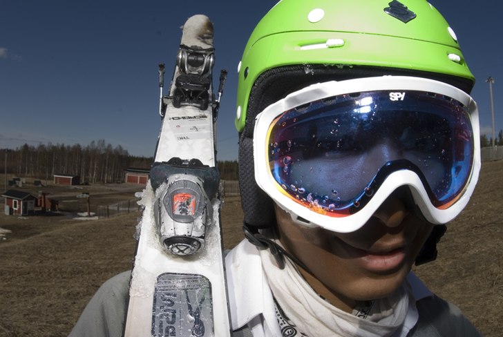 Porträtt bild på Sante. Foto: Simon Pontér. Åkare: Sante.