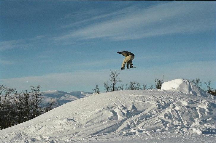En litet hopp i kungligt väder... Foto: Pernilla K. Åkare: Robert A.