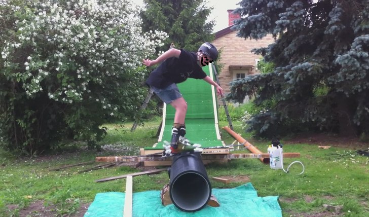 säsongens första åk.