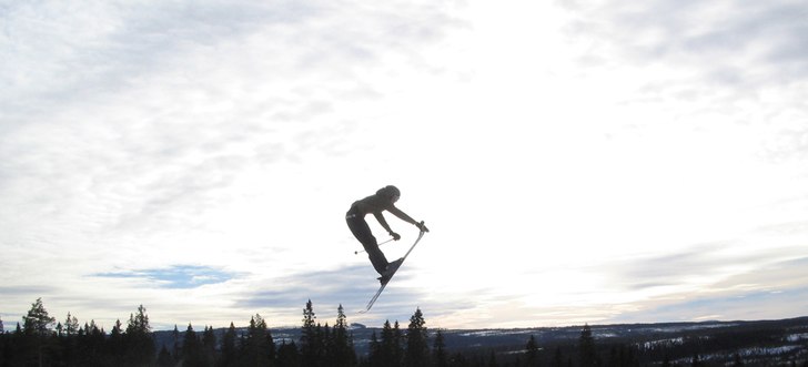 me flying, true nose.. Foto: Ivan Forsgren. Åkare: Fredde.
