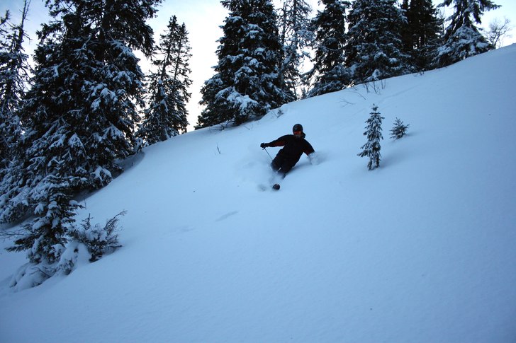Vart värt att traska den långa biten ^^. Foto: Tobias Öström. Åkare: Robin Johnson.