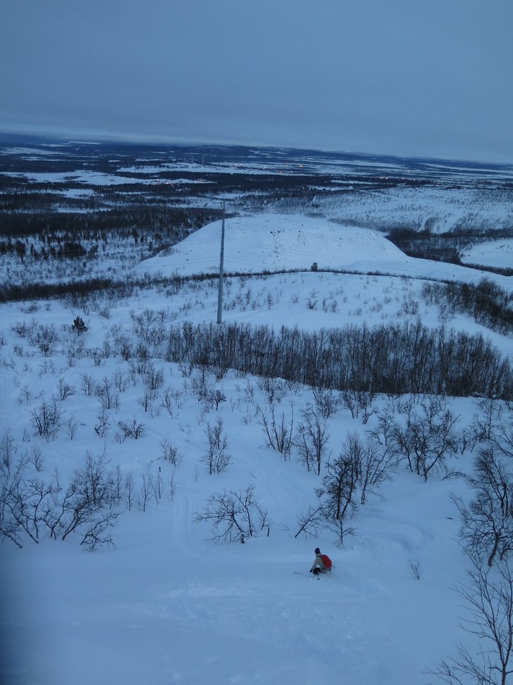 Puder med Jukkasutsikt. Foto: tryggve tirén.