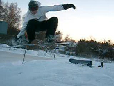 One foot. Foto: Rein linquist. Åkare: Victor Ståhlberg.