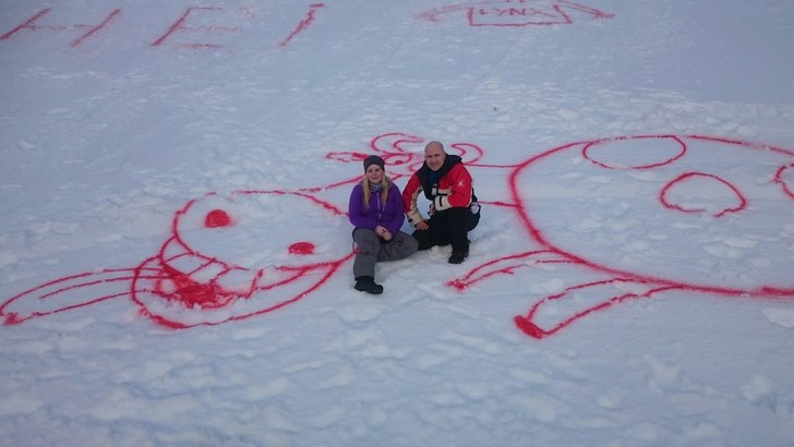 Celebert besøk
I går hadde vi besøk av Øistein.
