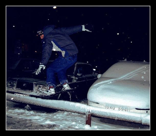 I väntan på hemsedal resan i februari, drog vi u. Foto: Trickboard. Åkare: Niklas Dalhqvist.