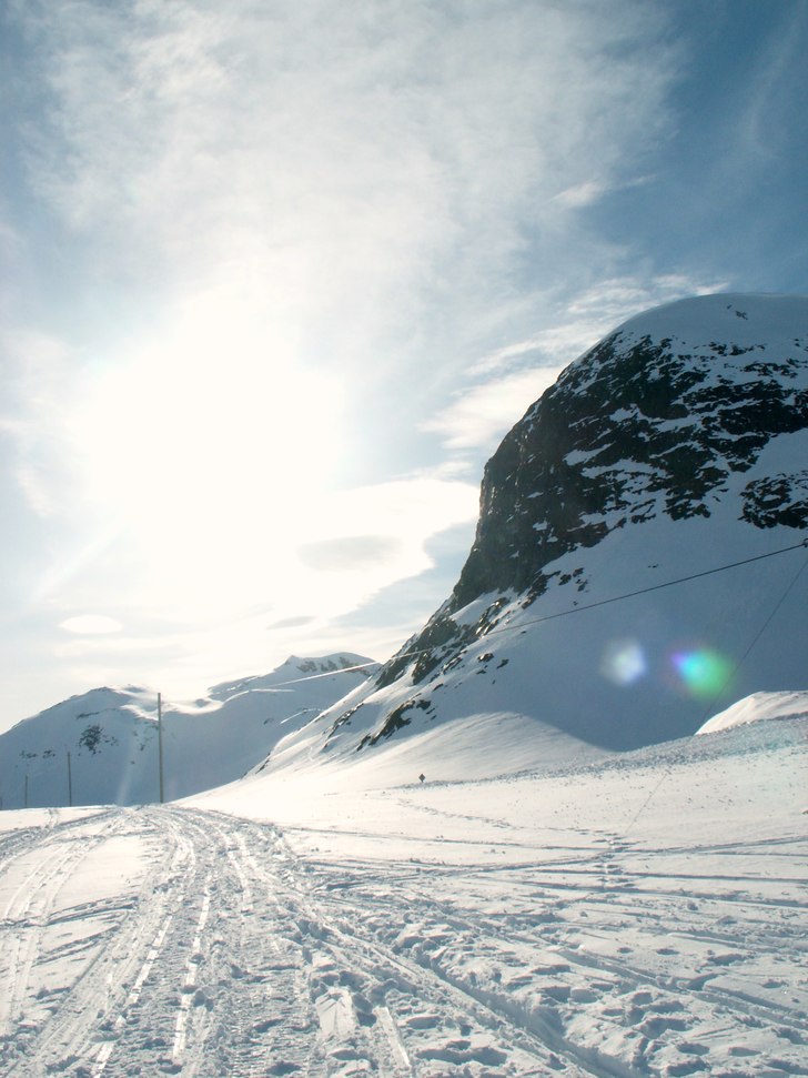 en nice bild klockan var typ 22:30. Foto: nån. Åkare: ett berg.