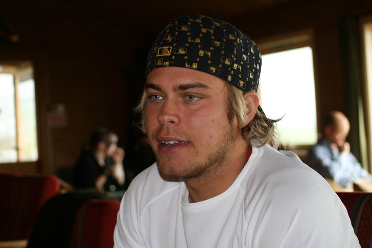 Carl på sitt jobb i Norge!. Foto: Tomas Djurhed. Åkare: Carl Djurhed.