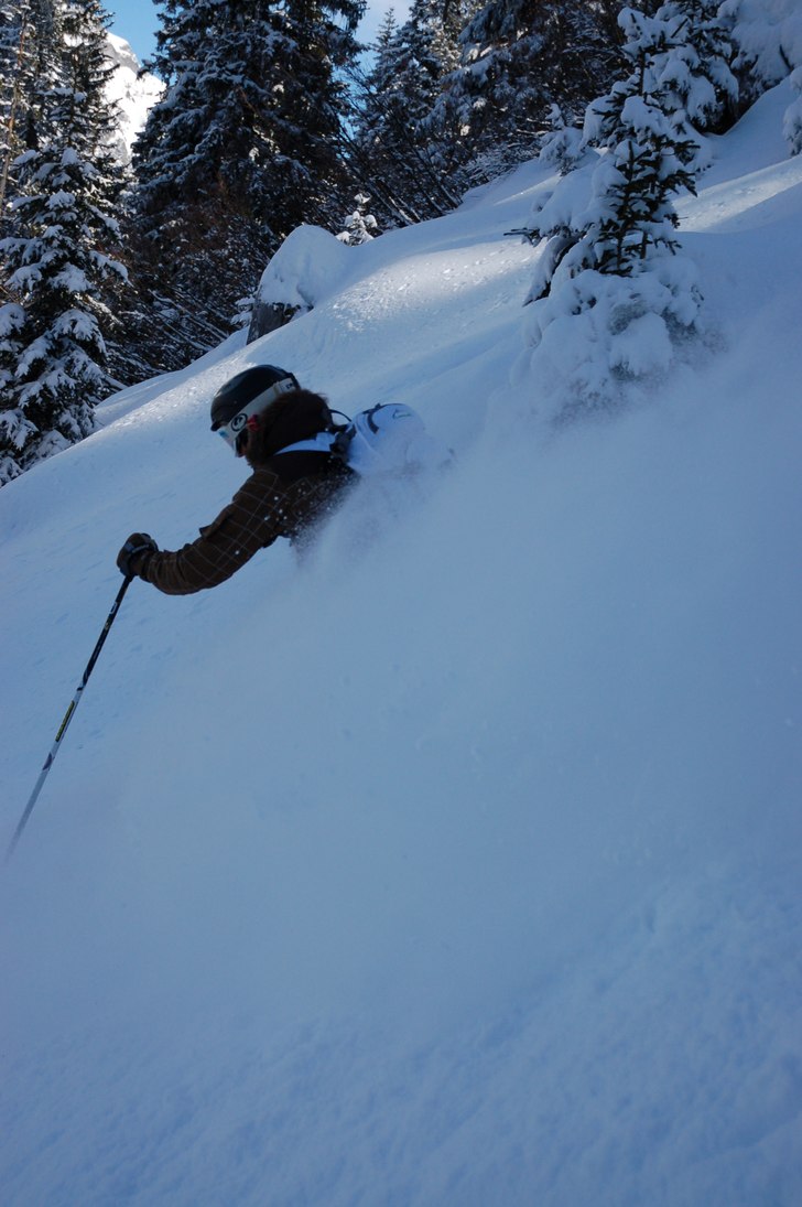 Earlybirds having some fun in the snow!:=). Foto: Henrik Døvre Jr.. Åkare: Maria D. Thorvik.